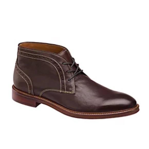 Johnston &‎ Murphy Warner Leather Chukka Boot in Mahogany Size 11